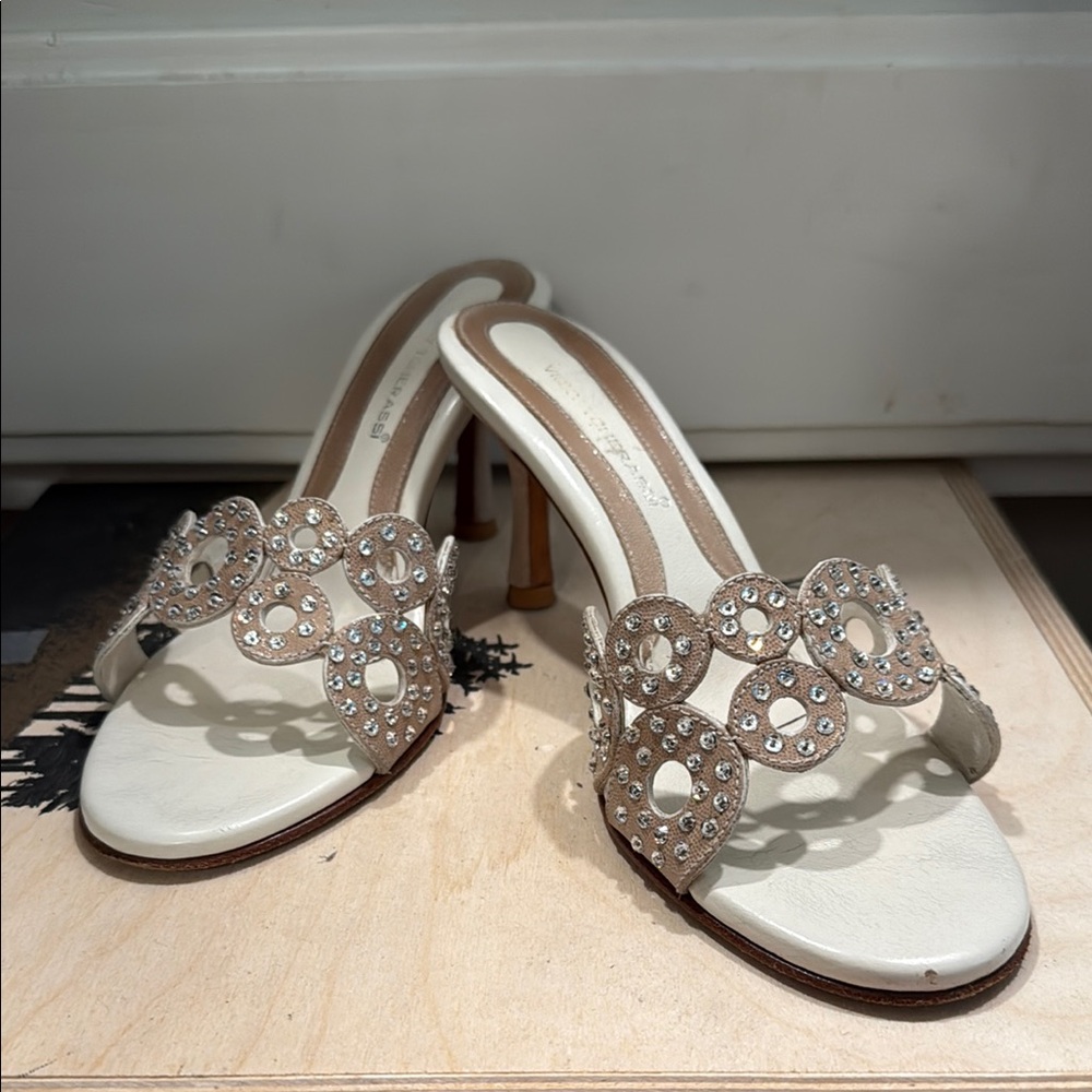 Elegant Women's White Heels